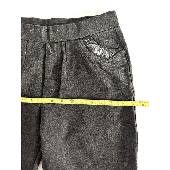 Salvatore Ferragamo | GTO Women's Black Pull On Straight Sweatpants Size 40 - Picture 6 of 8